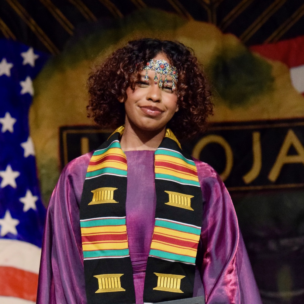 Umoja Student at MPC Graduation