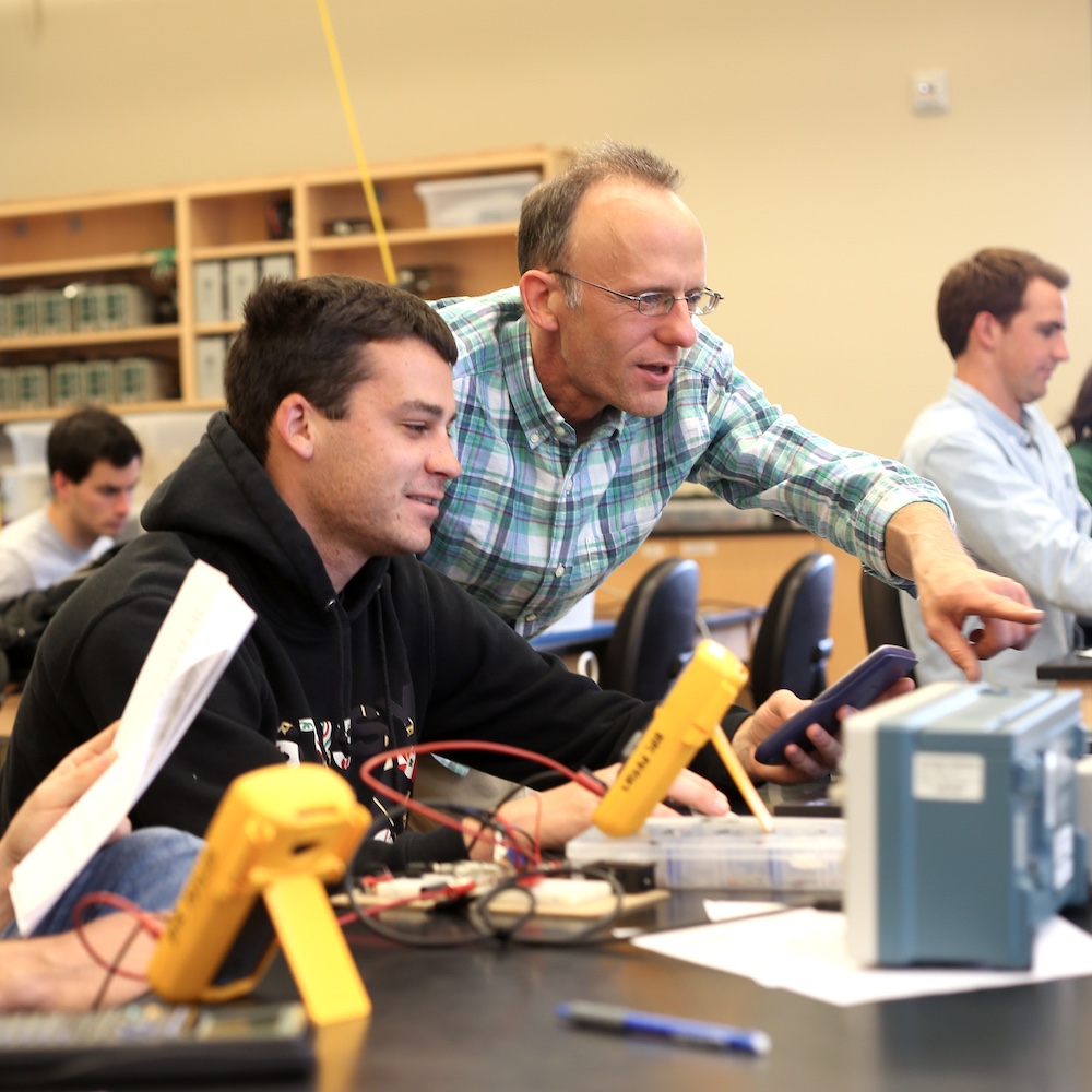 MPC engineering students in class with teacher