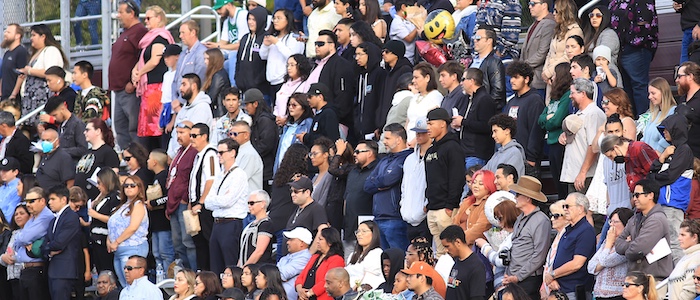 Fans at MPC Football Stadium