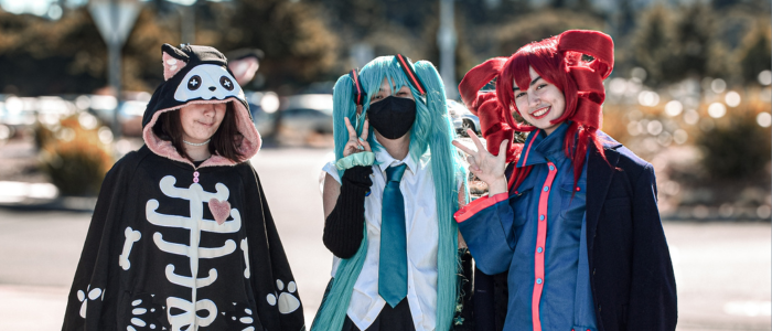 mpc students dressed in halloween costumes