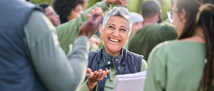 employer fair outdoors