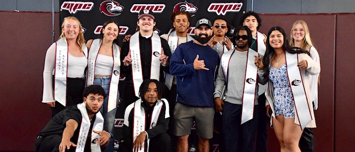 MPC Athlete Students at their Recognition Ceremony