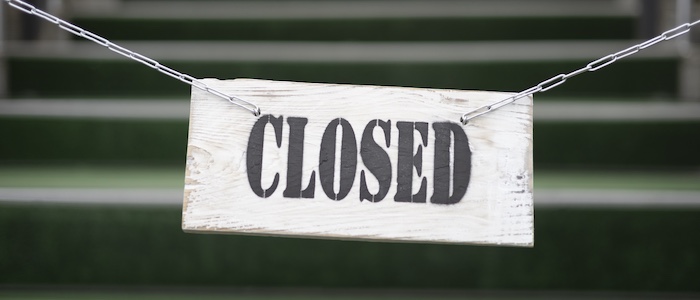 closed sign