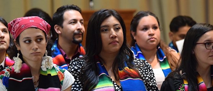 Latinx Students at the Recognition Ceremony