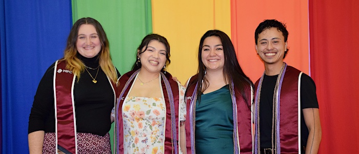 MPC's LGBTQIA+ Students at the Rainbow Recognition Ceremony