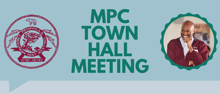 marina town hall meeting flyer