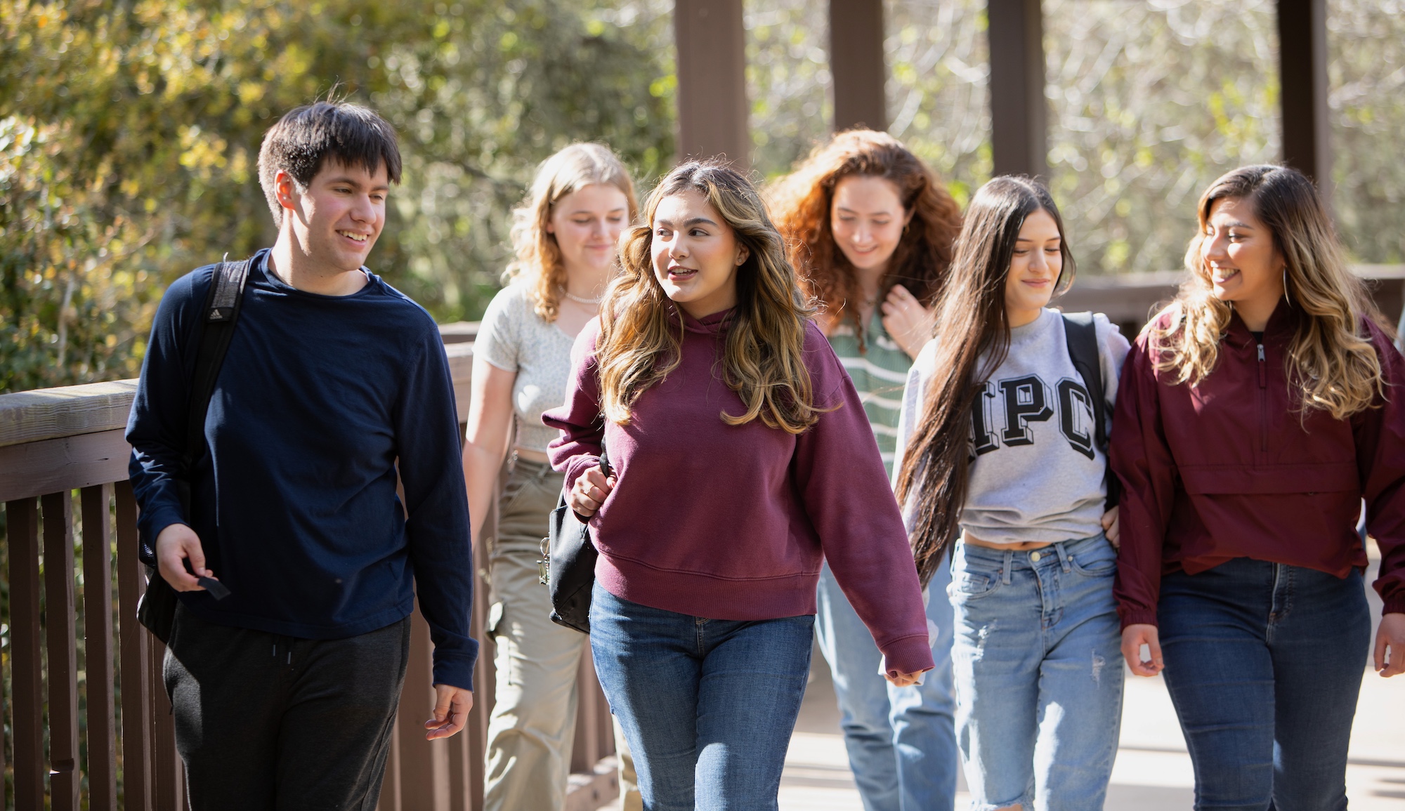 MPC Students Walking to Class