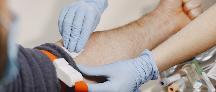 Person Giving Blood